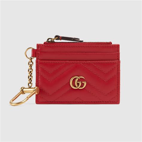 gucci marmont keychain wallet.